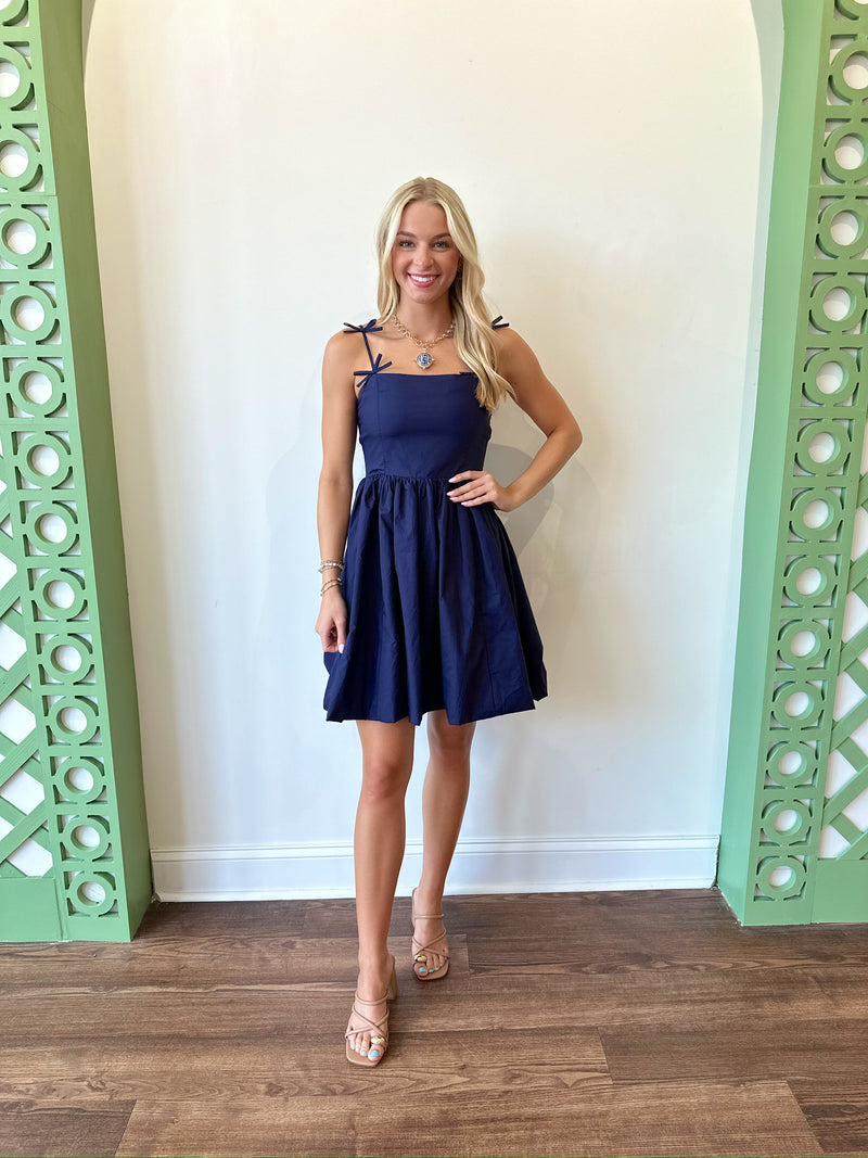 Marshall Navy Dress