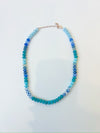 Jordan Beaded Necklace-Blue