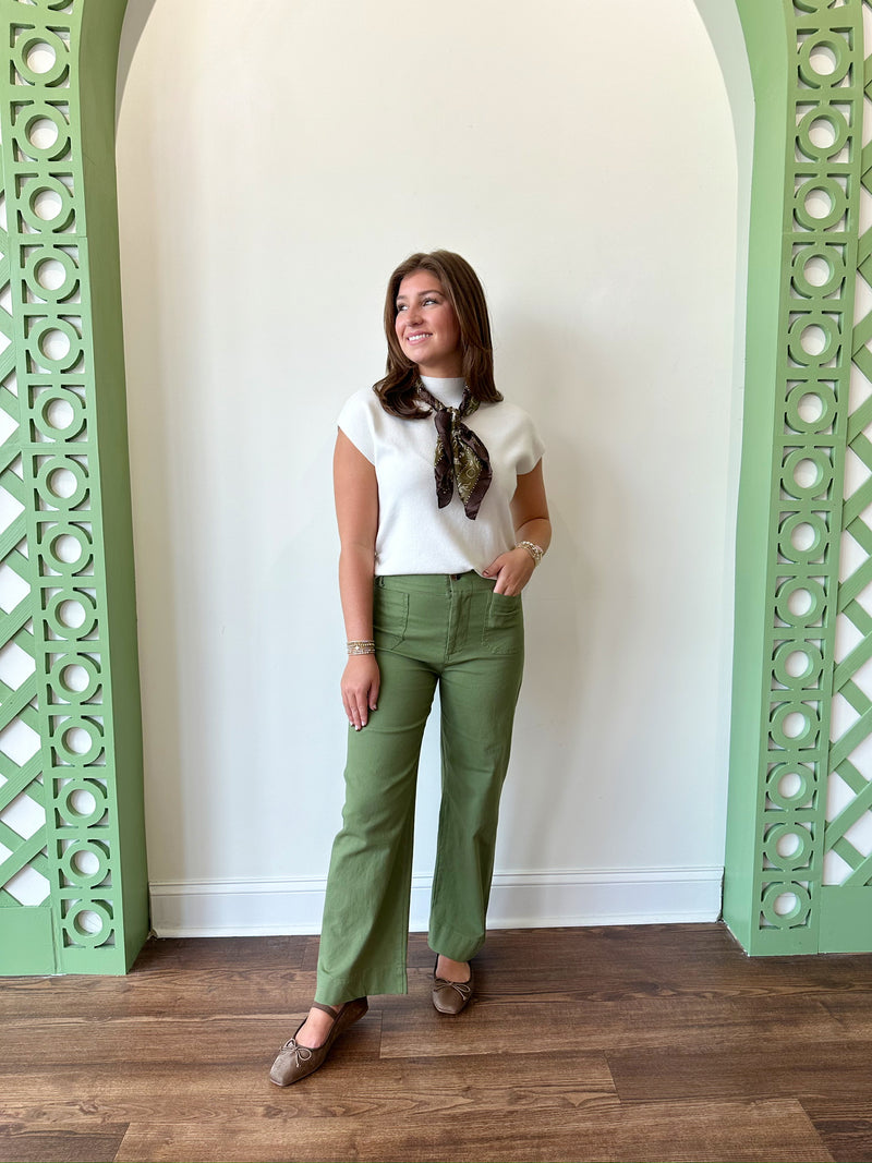 Mallory Green Pants