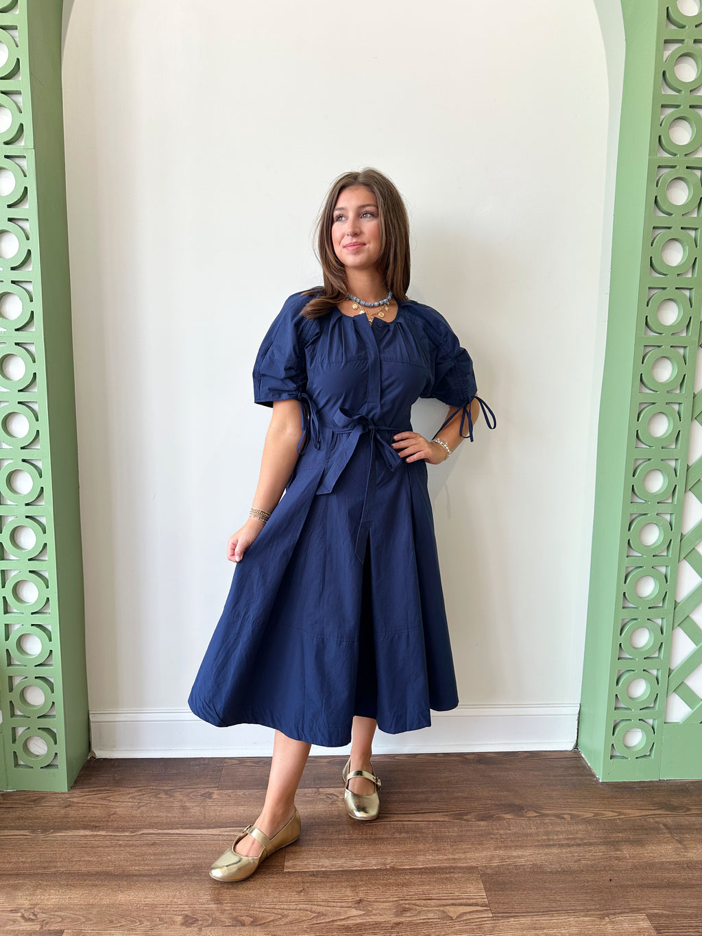 Kelly Navy Dress