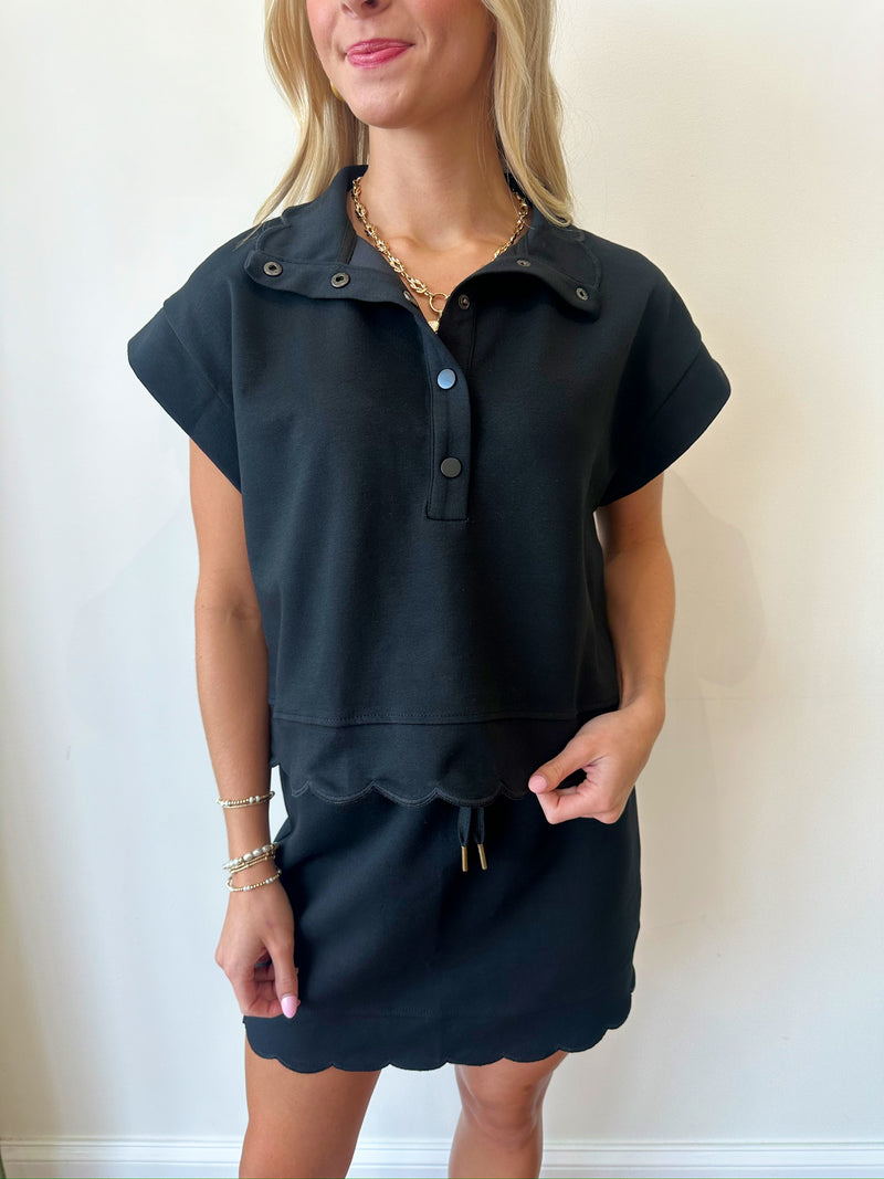 Everly Black Top