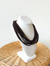 Ella Rope Necklace-Brown