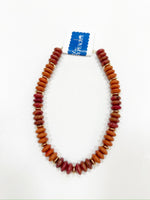 Macy Beaded Necklace- Rust