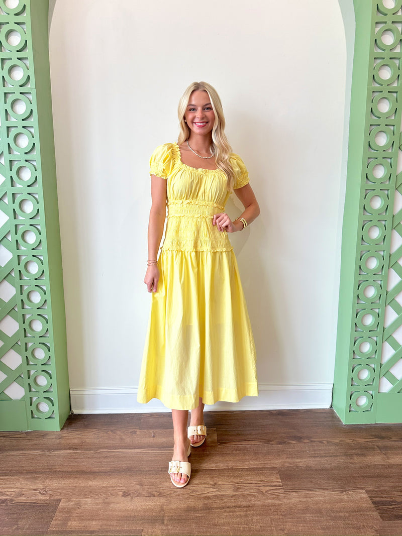 Meg Yellow Dress