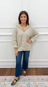 Sadie Taupe Cardigan