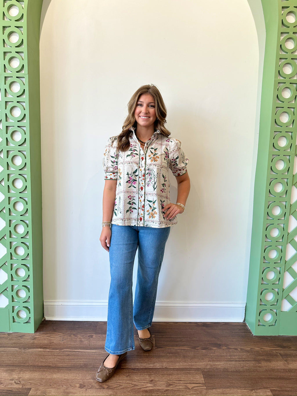 Ella Floral Top