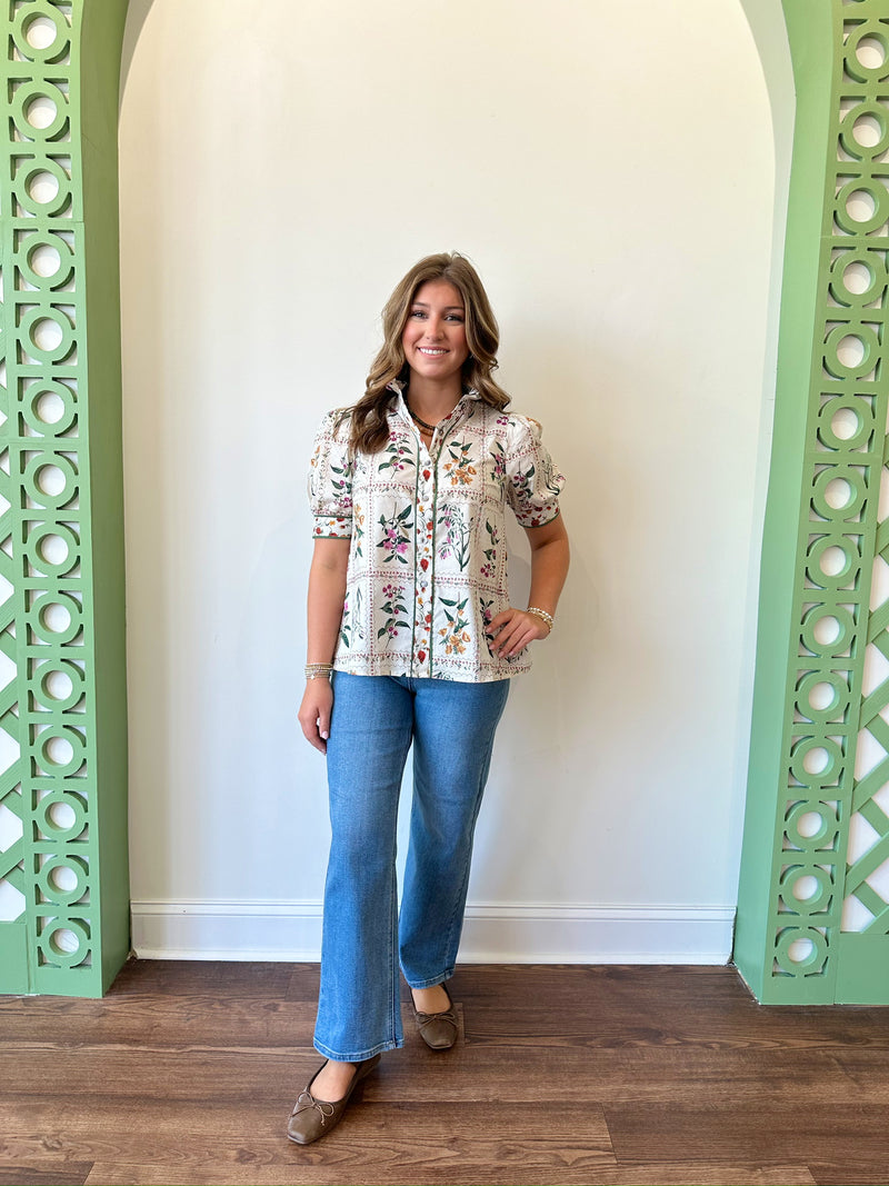 Ella Floral Top