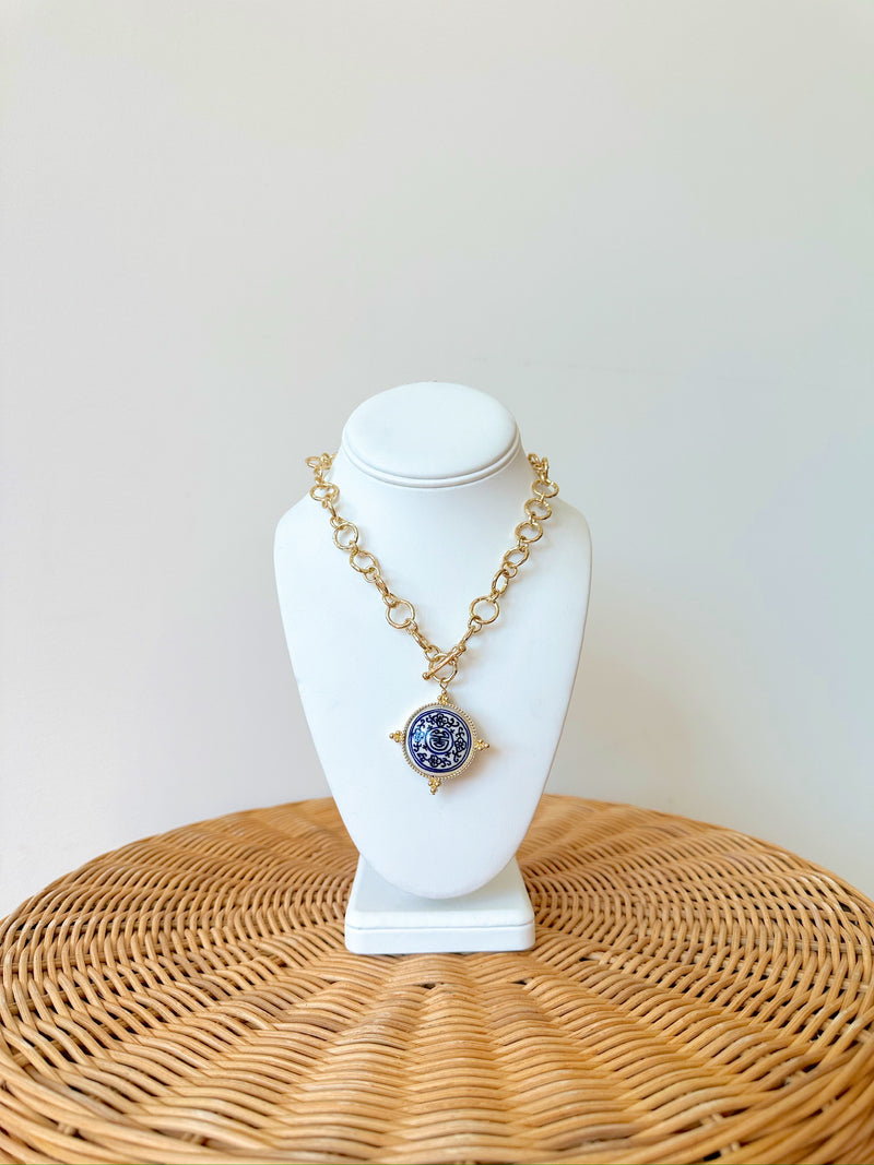 Becky Coin Charm Necklace