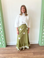 Elle Olive Skirt