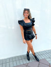 Erin Leather Set Black