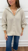 Sadie Taupe Cardigan
