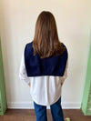 Karlie Navy Shawl-O/S