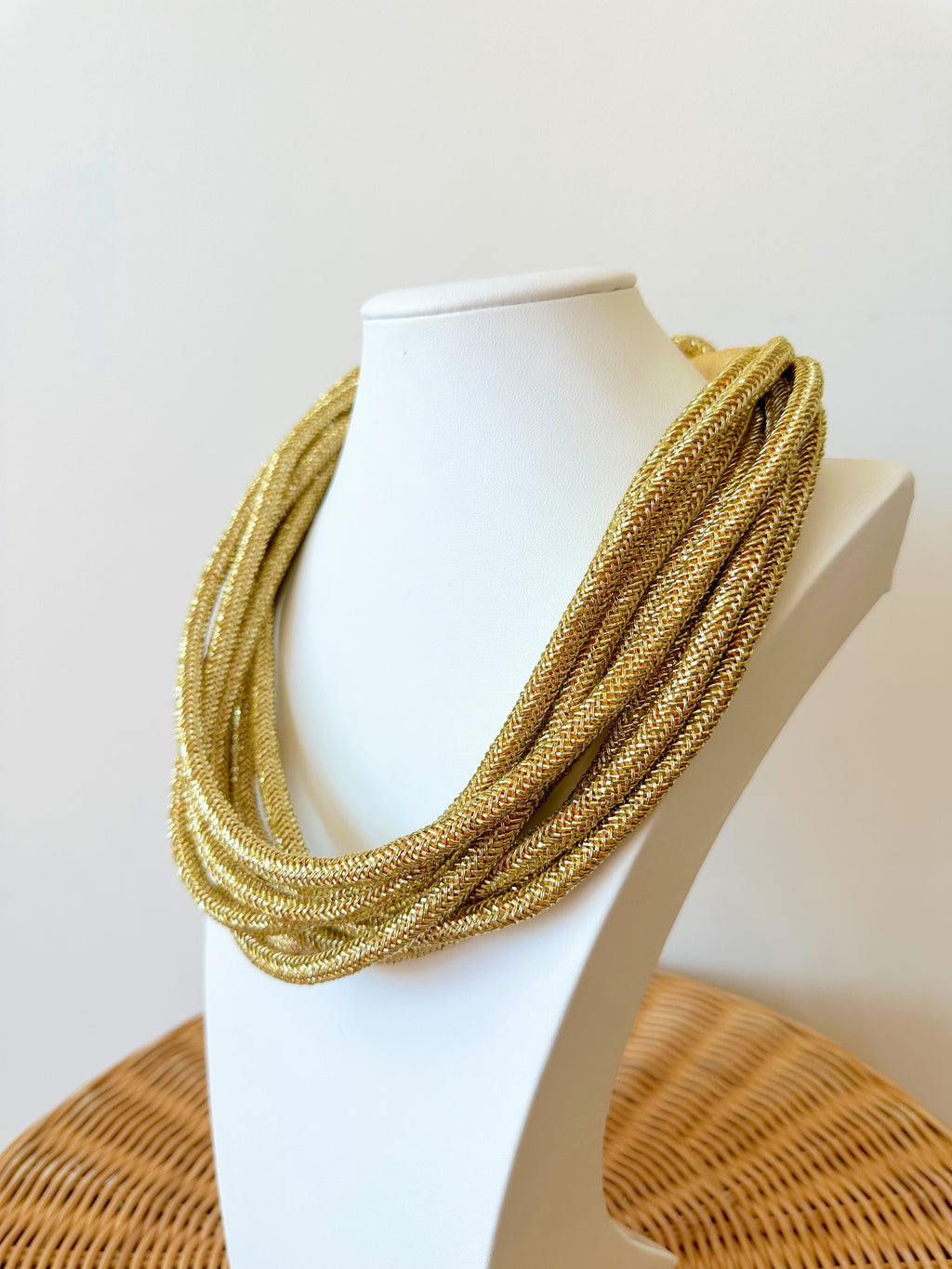 Haley Rope Necklace-Gold