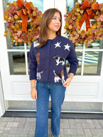 Hayden Navy Cardigan