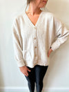 Nicole Oatmeal Cardigan