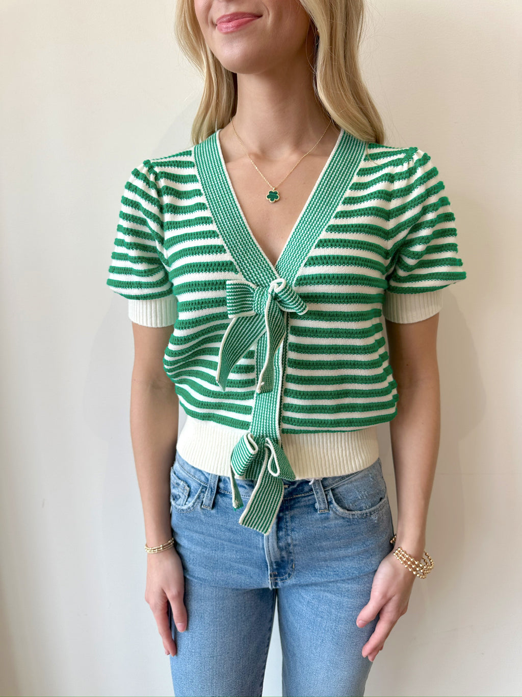 Karlie Striped Top