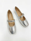 Gracie Silver Flats