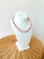 Harper Beaded Necklace-Pink