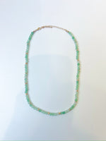 Peyton Beaded Necklace-Mint