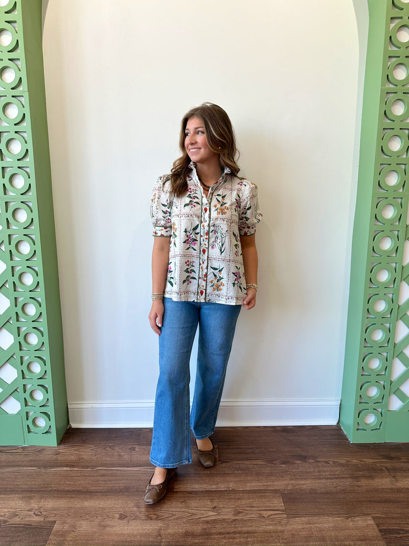 Ella Floral Top