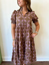 Meredith Printed Dress
