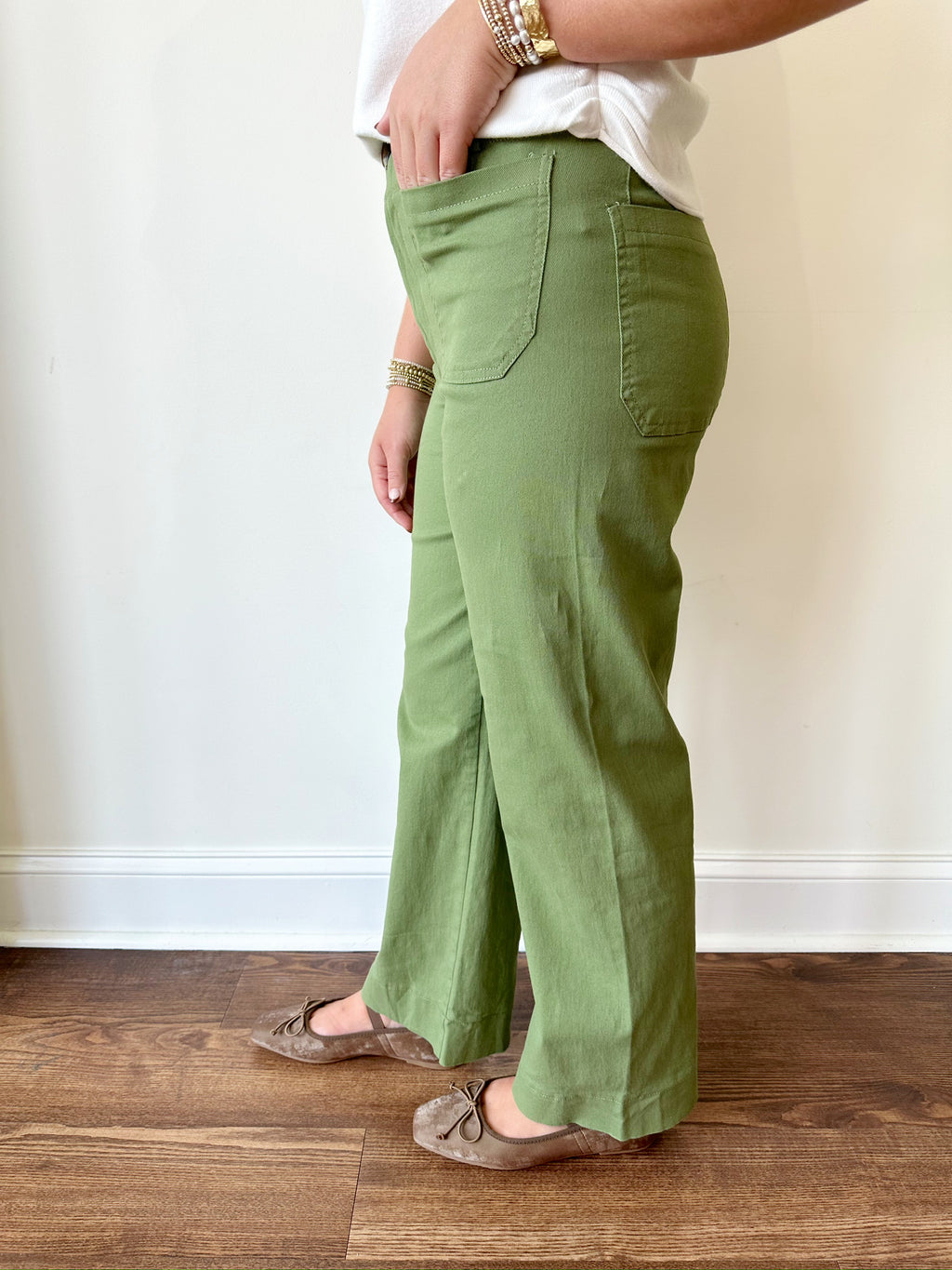 Mallory Green Pants