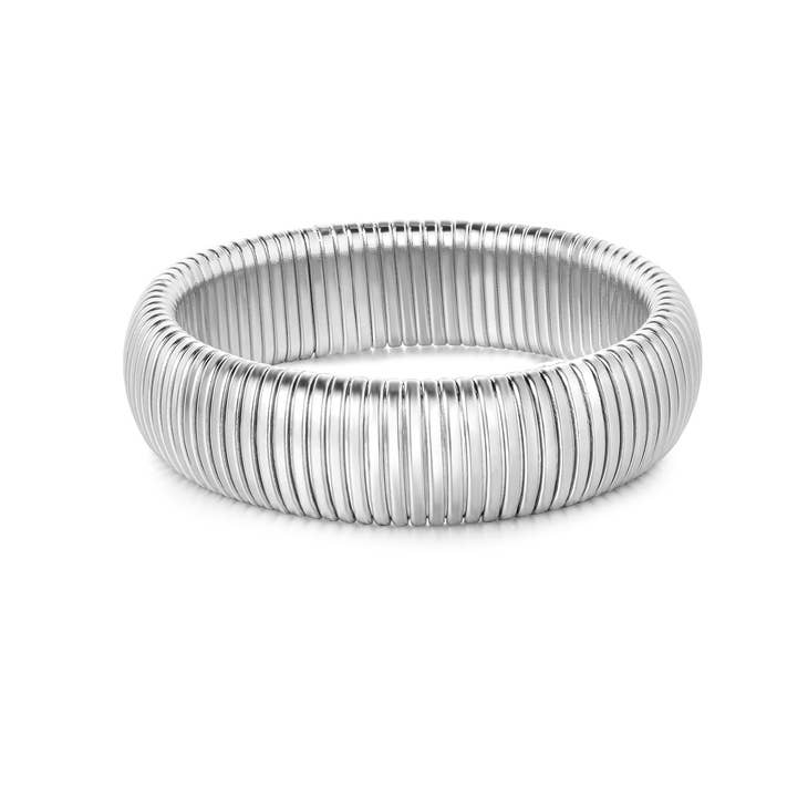 Veronica Silver Bangle 20 mm