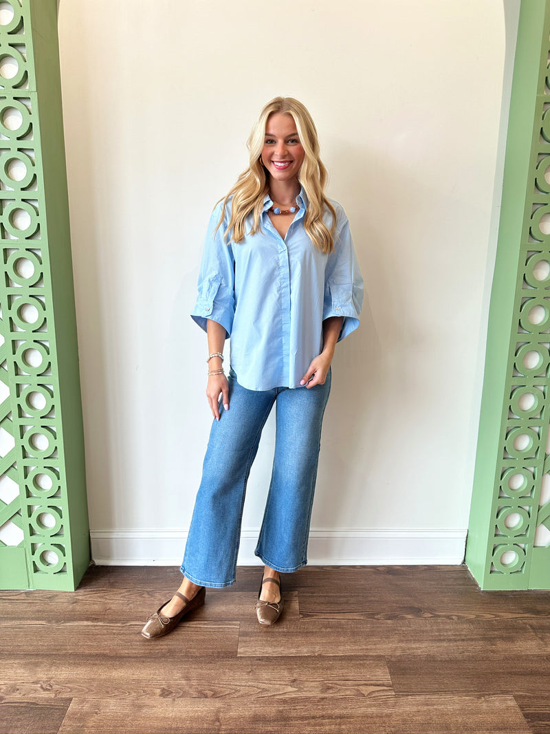 Hannah Blue Top
