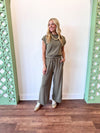 Amara Olive Top
