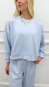 Macy Light Blue Top