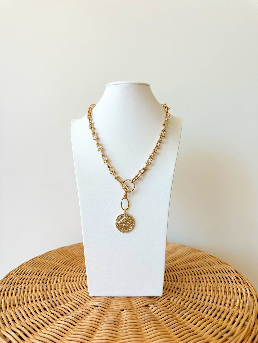 Amelia Coin Chain Necklace