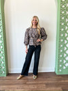 Hazel Leopard Top