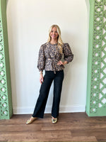 Hazel Leopard Top