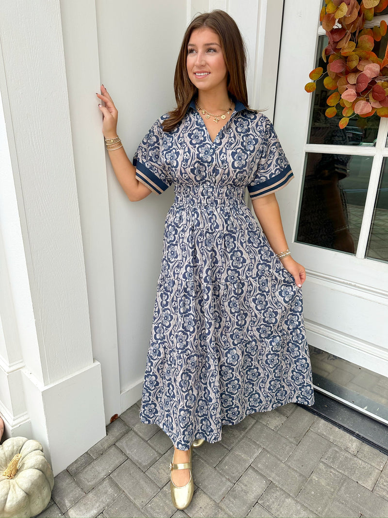 Marie Printed Dress
