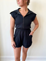 Erica Black Romper