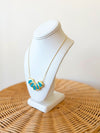 EE Cluster Turquoise Necklace