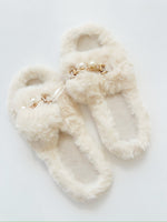 Hannah Cream Slippers