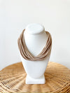 Ella Rope Necklace-Beige