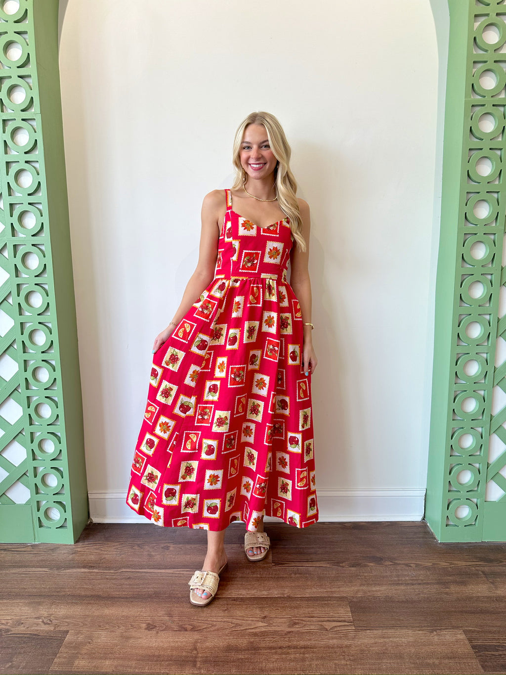 Angela Printed Dress