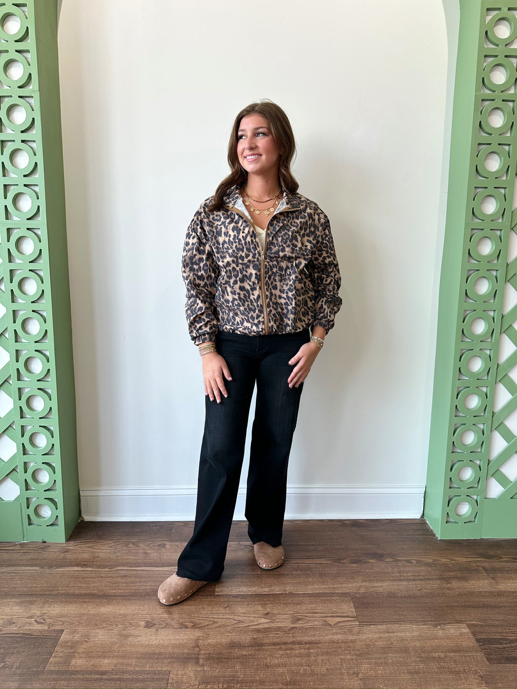 Kendra Leopard Jacket