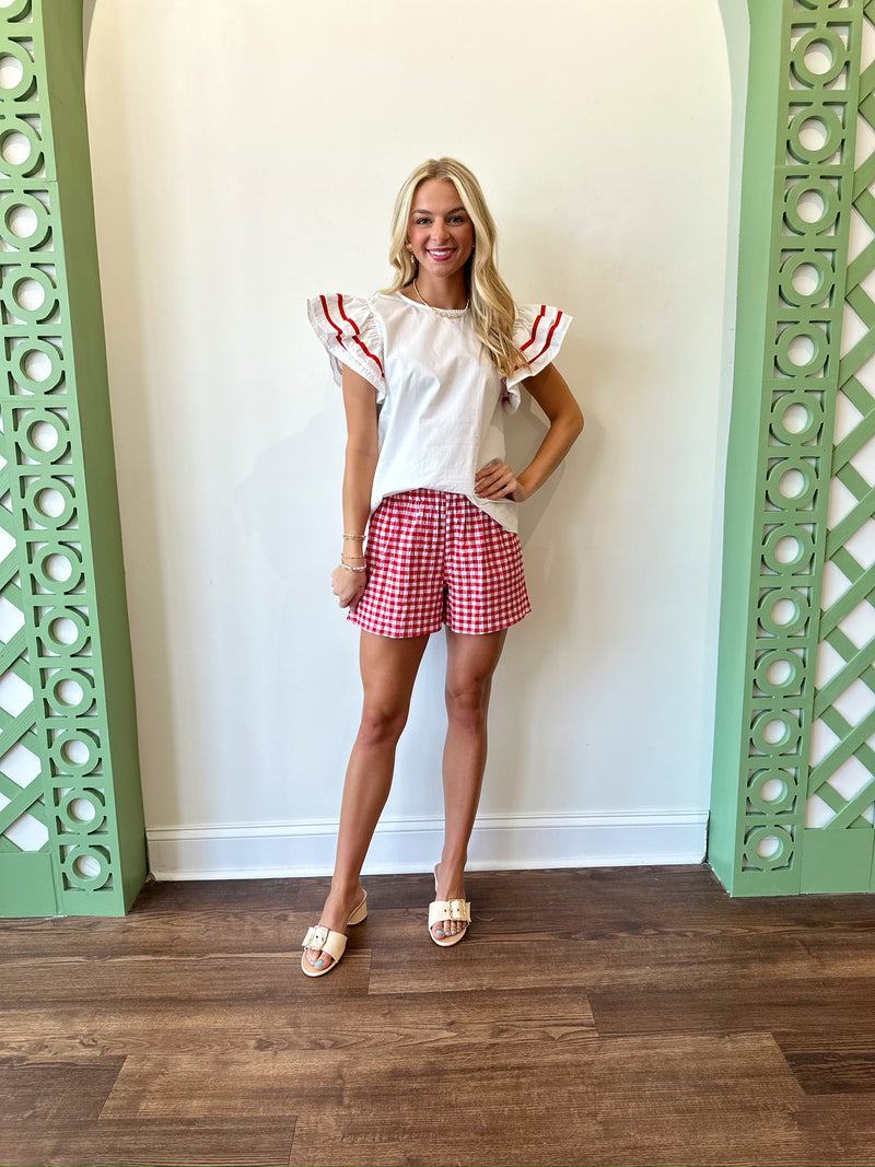 Hattie Gingham Shorts