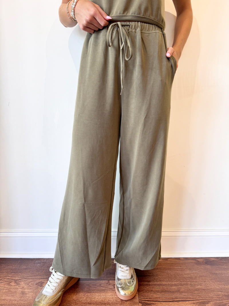 Amara Olive Pants