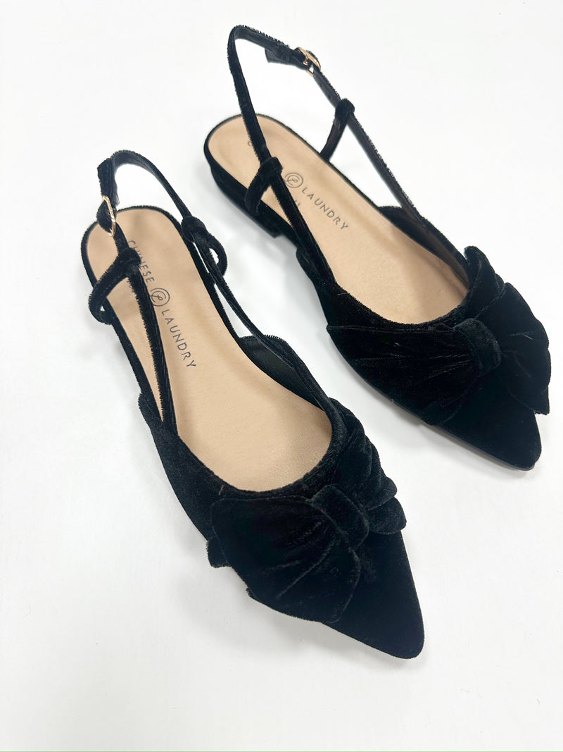 Harmony Black Flats