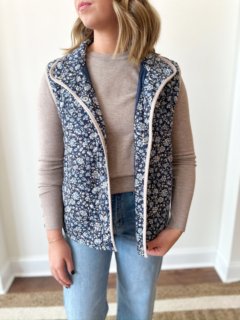 Catie Floral Vest