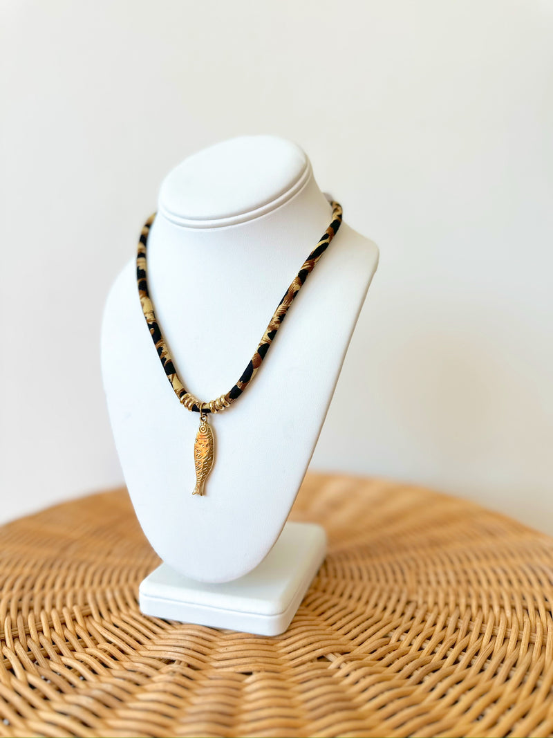 Wren Leopard Necklace