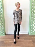 Kara Leopard Top