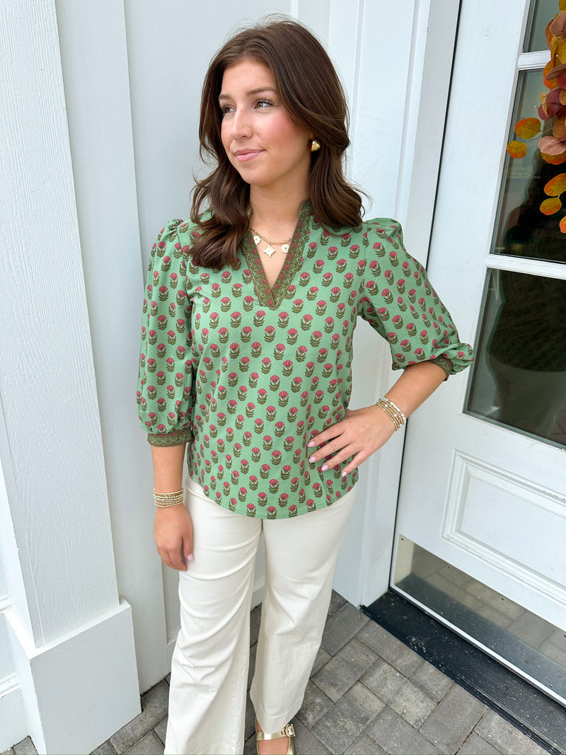 Tammy Floral Top
