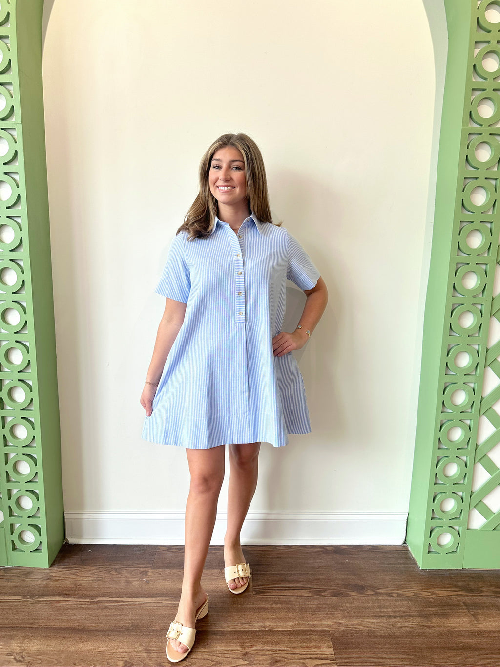 Sallie Striped Dress