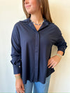 Sallie Navy Top