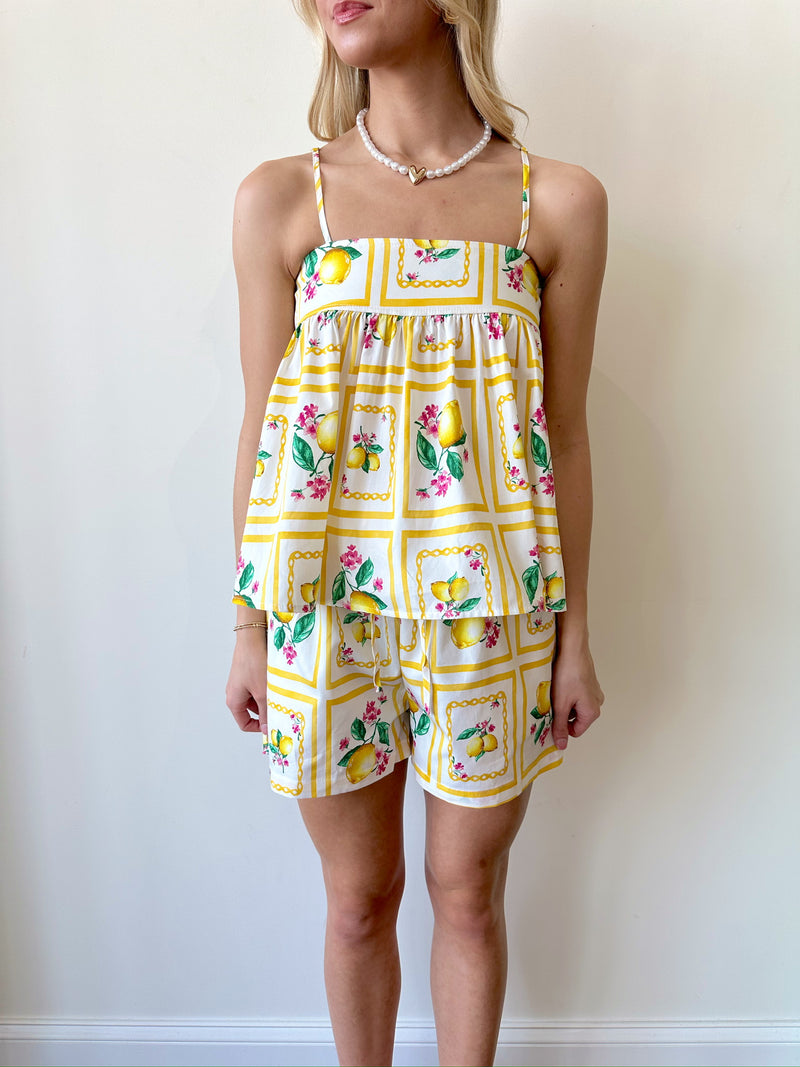 Mallory Citrus Shorts